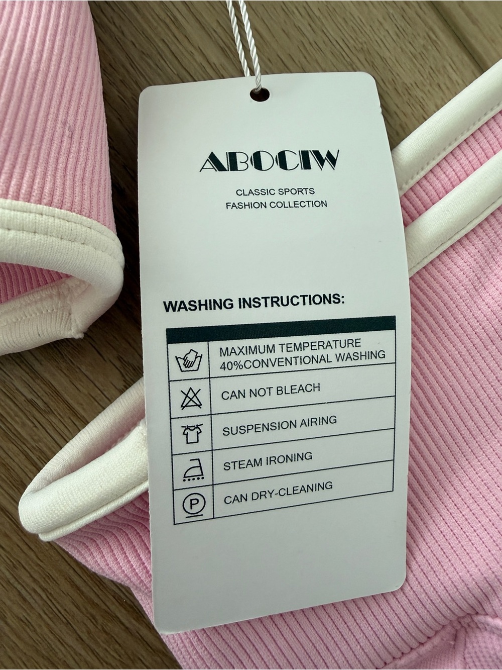 Amazon Light Pink Workout Set - Picture 3 of 7